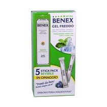Natural Benex Gel Freddo Corpo Gambe 200ml + Natural Benex Bevibile 5 Stick -1