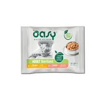 Oasy Bites in Sauce für ausgewachsene Katzen, Multipack, sterilisierte Auswahl, 4 x 85 g-1