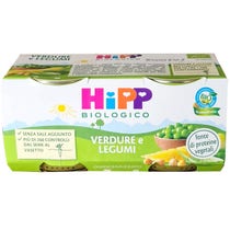 Hipp Bio Omogeneizzato Verdure/Legumi 2x80g 6Mesi+-1