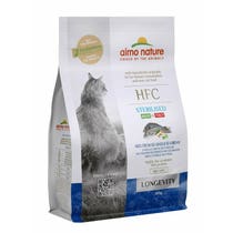 Almo Nature HFC Longevity Trockenfutter, Wolfsbarsch und Seebrasse für sterilisierte ausgewachsene Katzen, 300-g-Beutel-2