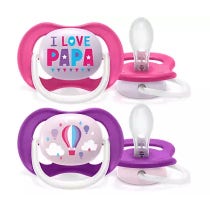Philips Avent Ciuccio Ultra Air Balloon/Papa Femmina 6-18 Mesi 2 Pezzi-1