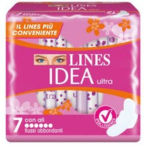 Lines Idea Ultra Flussi Abbondanti con Ali 7 Assorbenti-1