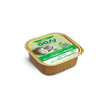 Oasy Delicious Paté für ausgewachsene Katzen, reich an Ente mit Gemüse, 100 g-1