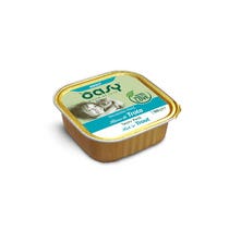 Oasy Delicious Paté für ausgewachsene Katzen, reich an Forellen, 100 g-1
