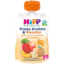 Hipp Frutta Frullata Mela Pesca Banana Frollino 90ml 6 Mesi+-1