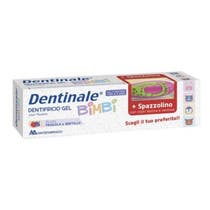 Dentinale Dentifricio Gel Bimbi + Spazzolino 0-6 Anni-1