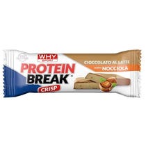 Why Sport Protein Break Knuspriger Milchschokoladen- und Haselnussriegel 30 g-2