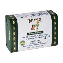 L'Amande Sapone Vegetale Abete Rosso E Cirmolo Del Trentino Bio 200g-1