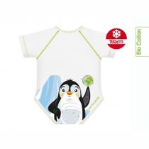 J Bimbi Body Bio Caldo Cotone Bio Warm Pinguino 0-36 Mesi-1