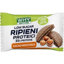 Why Nature Biscotti Ripieni Proteici Cacao Nocciola 1 Pezzo-1