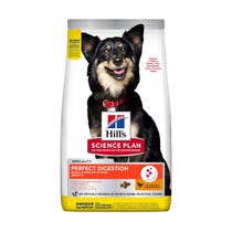 Hill's Science Plan Perfect Digestion Kroketten mit Huhn und braunem Reis für kleine Hunde Beutel 1,5 kg-6