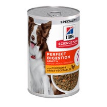 Hill's Science Plan Perfect Digestion Bocconcini Pollo E Verdure Cani Lattina 363g-2