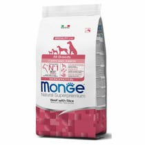 Monge Rindfleisch und Reis Trockenfutter für Hunde Welpen Beutel 12 kg-3