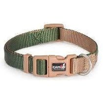 Camon Verstellbares Halsband Double Premium Grün/Ecru für Hunde Welpen 25x480cm/660mm-3