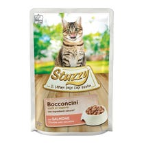 Stuzzy Bocconcini Con Salmone Gatto Adulto Busta Da 85g-1