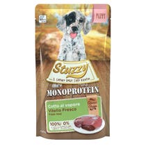 Stuzzy Monoprotein für Welpen mit frischem Kalbfleisch, 150-g-Beutel-1