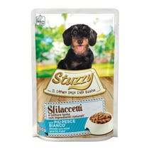 Stuzzy Flocken für ausgewachsene Hunde mit weißem Fisch, 100 g-1