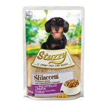 Stuzzy Sfilaccetti für ausgewachsene Hunde mit Kalbfleisch und Nudeln, 100 g-1