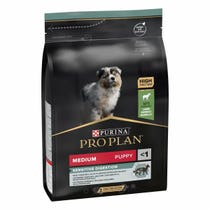 Purina Pro Plan Medium Puppy Sensitive Digestion Trockenfutter mit Lamm für Welpen mittlerer Größe, 3-kg-Beutel-2