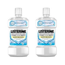Listerine Advanced White Collutorio Gusto Delicato Bundle 2x500ml-1