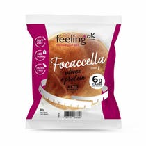 Feeling Ok Focaccella +Protein mit Oliven 80g-1