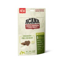 Acana Cane High Protein Dog Treats Crunchy Rezept Schweineleberbeutel 100g-1