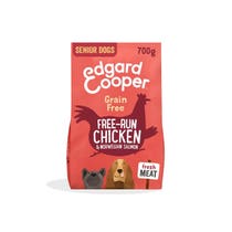 Edgard & Cooper Senior Trockenfutter aus Freilandhuhn und getreidefreiem norwegischem Lachs für Hunde, 700 g-1