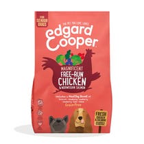 Edgard & Cooper Senior Trockenfutter aus freilaufendem Huhn und getreidefreiem norwegischem Lachs für Hunde, 2,5 kg-1