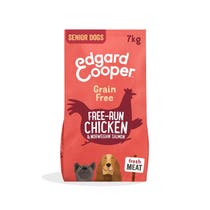 Edgard & Cooper Senior Trockenfutter aus freilaufendem Huhn und getreidefreiem norwegischem Lachs für Hunde, 7 kg-1