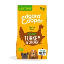 Edgard & Cooper Adult Bio-Truthahn- und Hühnerfutter, glutenfreie Trockenfutter für Hunde, 7 kg-1