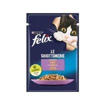 Purina Felix Le Ghiottonerie Taste Rabbit Nassfutter für erwachsene Katzen, Beutel 85 g-5