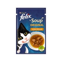 Purina Felix Soup Gusto Huhn Nassfutter Katzen Erwachsene 48g Beutel-5