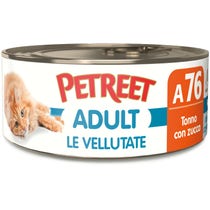 Petreet Vellutate Tonno Con Zucca Cibo Umido Gatto Adulto Barattolo 70g-1
