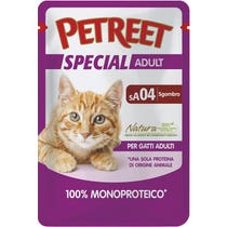 Petreet Monoprotein-Makrelen-Nassfutter für ausgewachsene Katzen, Beutel 70 g-2