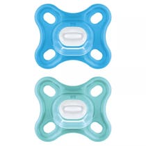 Mam Comfort Silikon-Schnuller für Männer, 2 Stück, 0–2 Monate-1