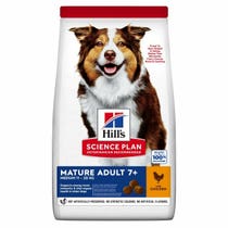 Hill's Science Plan Medium Mature Adult Trockenfutter mit Huhn für ausgewachsene Hunde ab 7 Jahren, mittlere Größe, 12-kg-Beutel-2