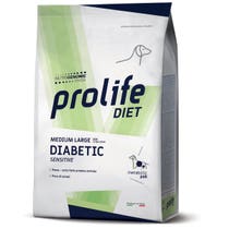 Prolife Dog Diet Diabetic Sensitive Cibo Secco Per Cani Taglia Media/Grande Sacco 8kg-2