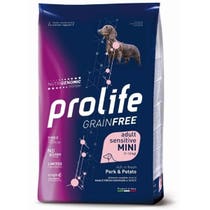 Prolife Grain Free Adult Sensitive Pork & Potato Cibo Secco Per Cani Taglia Piccola Sacco 2kg-2