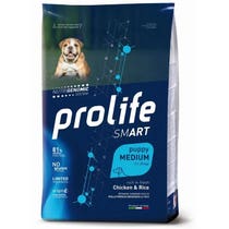 Prolife Dog Smart Chicken & Rice Trockenfutter für mittelgroße Welpen, 2,5-kg-Beutel-2