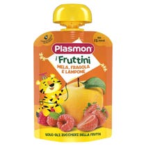Plasmon I Fruttini Mela/Fragola/Lampone 130gr-2
