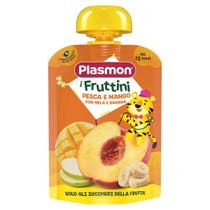 Plasmon I Fruttini Pesca/Mango Con Mela E Banana 130g 12 Mesi+-2