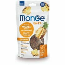 Monge Meat Minis für Katzen mit Appetitlosigkeit, reich an Schweinefleisch mit Ananas und Käse, 50 g-1