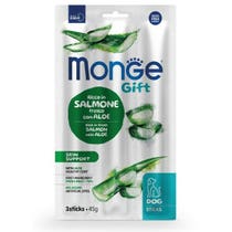 Monge Sticks Hautunterstützung für erwachsene Hunde, frischer Lachs mit Aloe, 45 g-1