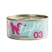 Natural Code Light 03 Tonnetto e Carote Gatti Adulti Lattina 4x70g-1