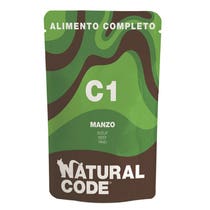 Natural Code C1 Manzo Gatti Adulti Busta 70g-1