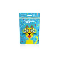 Natural Code Snack Per Gatti Sterilizzati Carni Bianche Ripieno di Latte e Curcuma Busta 60g-1