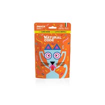 Natural Code Snack Per Gatti Sterilizzati Carni Rosse Ripieno di Latte e Mirtilli Busta 60g-1