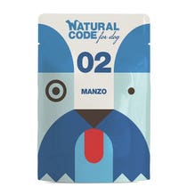 Natural Code 02 Manzo Cani Adulti Busta 300g-1