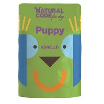 Natural Code Puppy Agnello Cani Cuccioli Busta 300g-1