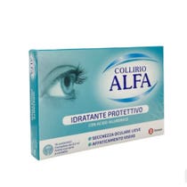 Alfa feuchtigkeitsspendende schützende Augentropfen, 10 Einzeldosisfläschchen-1